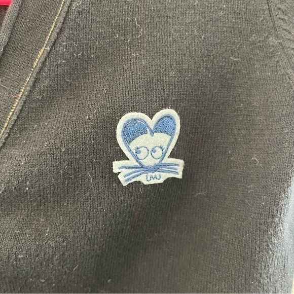 LITTLE Marc Jacobs Black and Gold Kids Cardigan size 8 - Picture 4 of 5